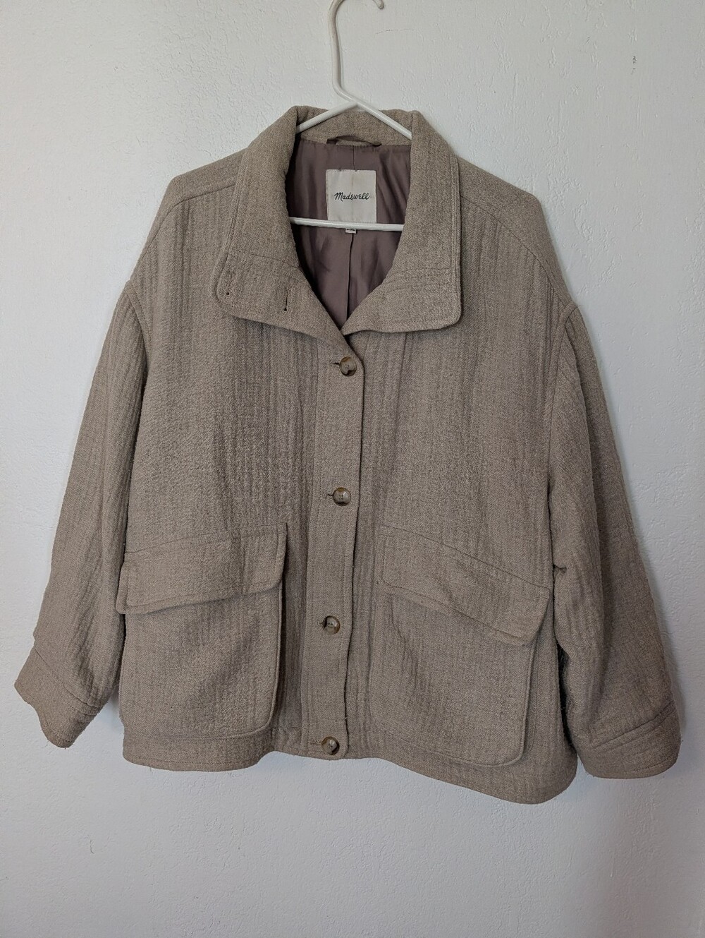 Madewell Clairmont Crop Jacket Size XL Pre Owned
